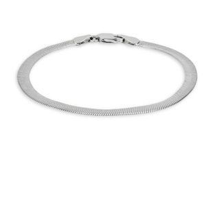 Sterling Silver Herringbone Bracelet